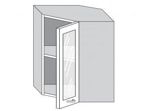 1.60.3у Шкаф настенный (h=720) угловой на 600мм со стекл. дверцей в Верхнеуральске - verhneuralsk.магазин96.com | фото