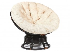 Кресло-качалка Papasan w 23/01 B с подушкой Antique brown, ткань Старт в Верхнеуральске - verhneuralsk.магазин96.com | фото