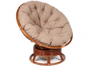 Кресло-качалка Papasan w 23/01 B с подушкой Pecan, экошерсть Коричневый в Верхнеуральске - verhneuralsk.магазин96.com | фото