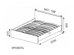 Кровать 1600х2000 ортопедическое основание в Верхнеуральске - verhneuralsk.магазин96.com | фото