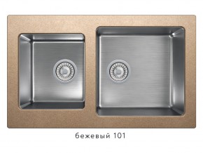 Мойка комбинированная Tolero twist TTS-840 Бежевый 101 в Верхнеуральске - verhneuralsk.магазин96.com | фото