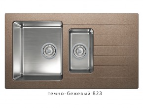 Мойка комбинированная Tolero twist TTS-890 Темно-бежевый 823 в Верхнеуральске - verhneuralsk.магазин96.com | фото