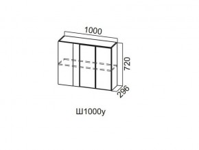 Ш1000у/720 Шкаф навесной 1000/720 (угловой) в Верхнеуральске - verhneuralsk.магазин96.com | фото