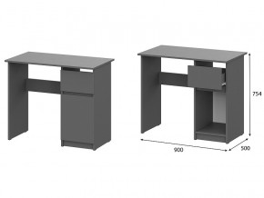 Стол письменный 900 Денвер Графит серый в Верхнеуральске - verhneuralsk.магазин96.com | фото
